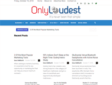 Tablet Screenshot of onlyloudest.com